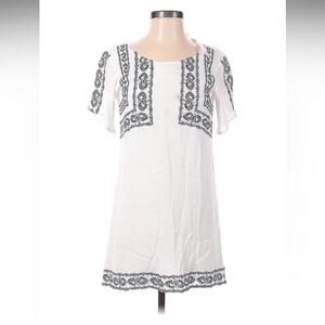 Ayla Navy Embroidery Dress